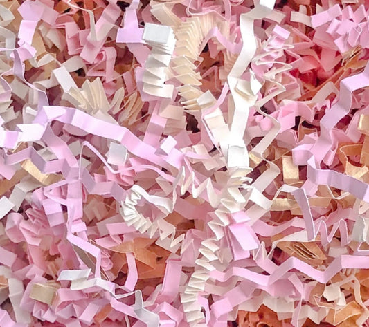 Rose Pink, Ivory & Gold ZZ Mix
