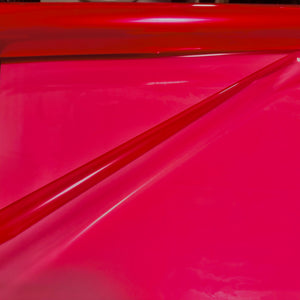 RED TRANSLUCENT Cellophane Wrap Hampers / 3 metres red curling ribbon