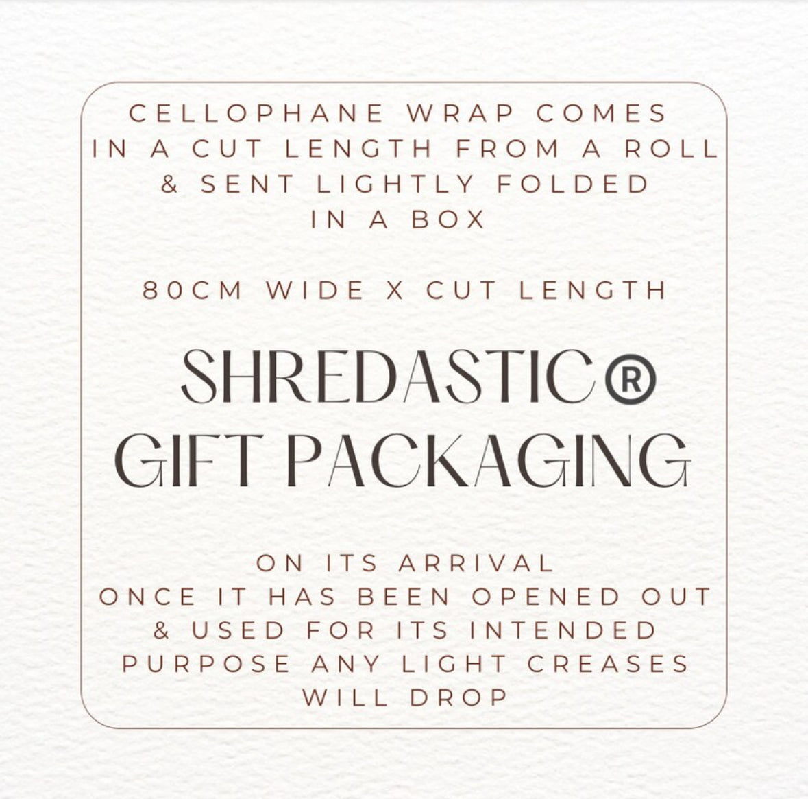 Botanical green Florist Cellophane film wrap