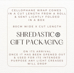 Botanical green Florist Cellophane film wrap