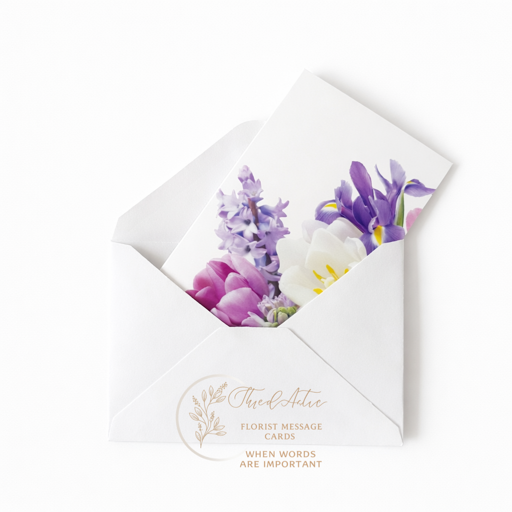 100 White Envelopes - For Florist Cards 11 X 7cm