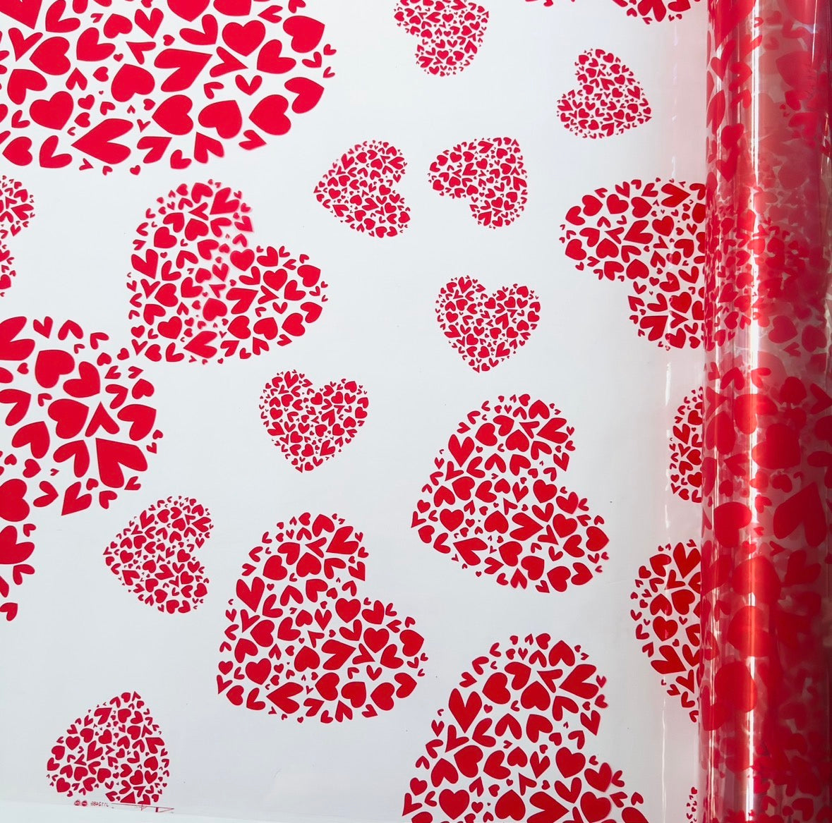 Double Heart Cellophane