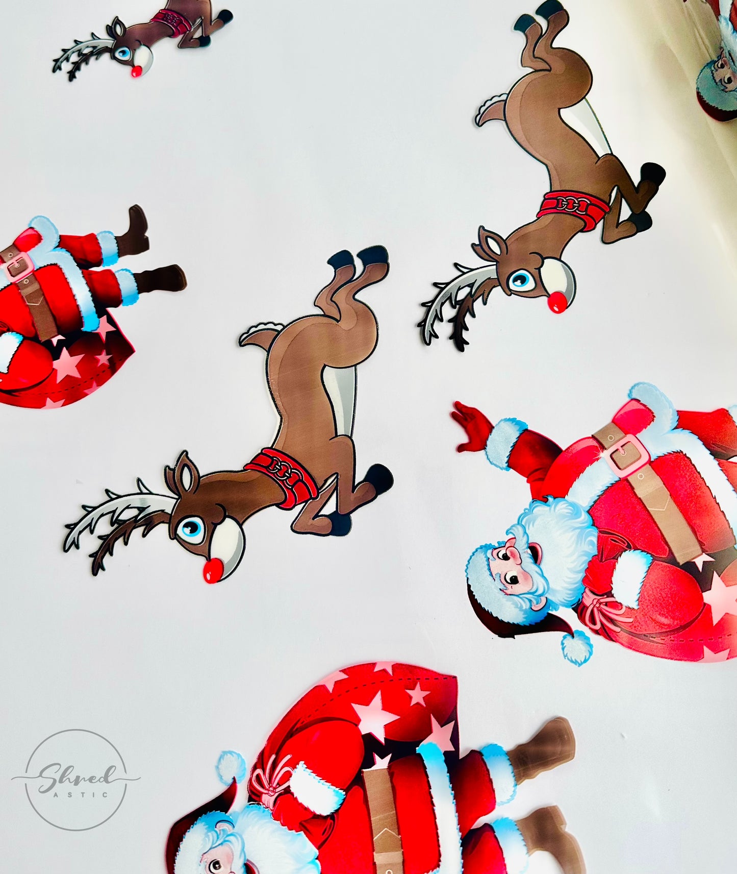 Santa Reindeer Christmas Cellophane