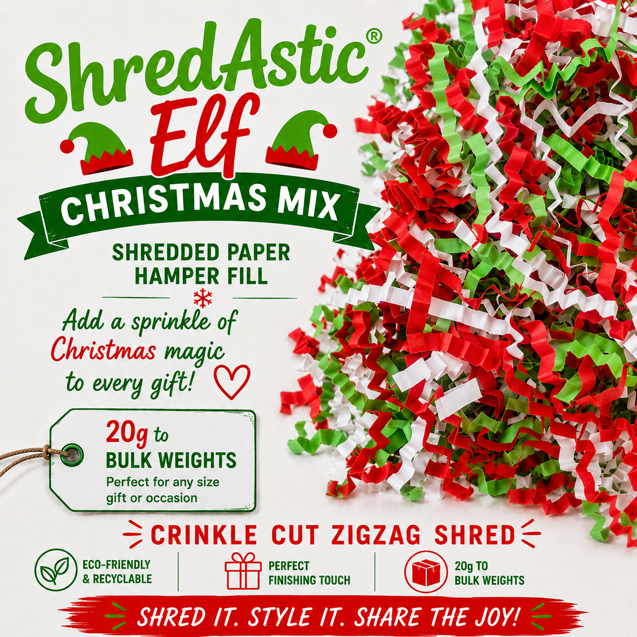 Elf - Red, White, Green ZZ Mix
