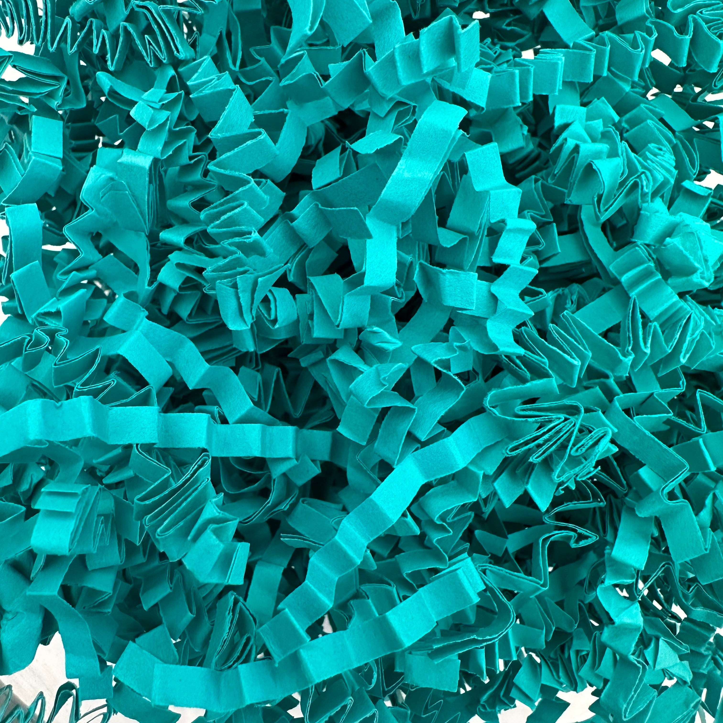 ShredAstic®️ Turquoise ZigZag Crinkle Paper