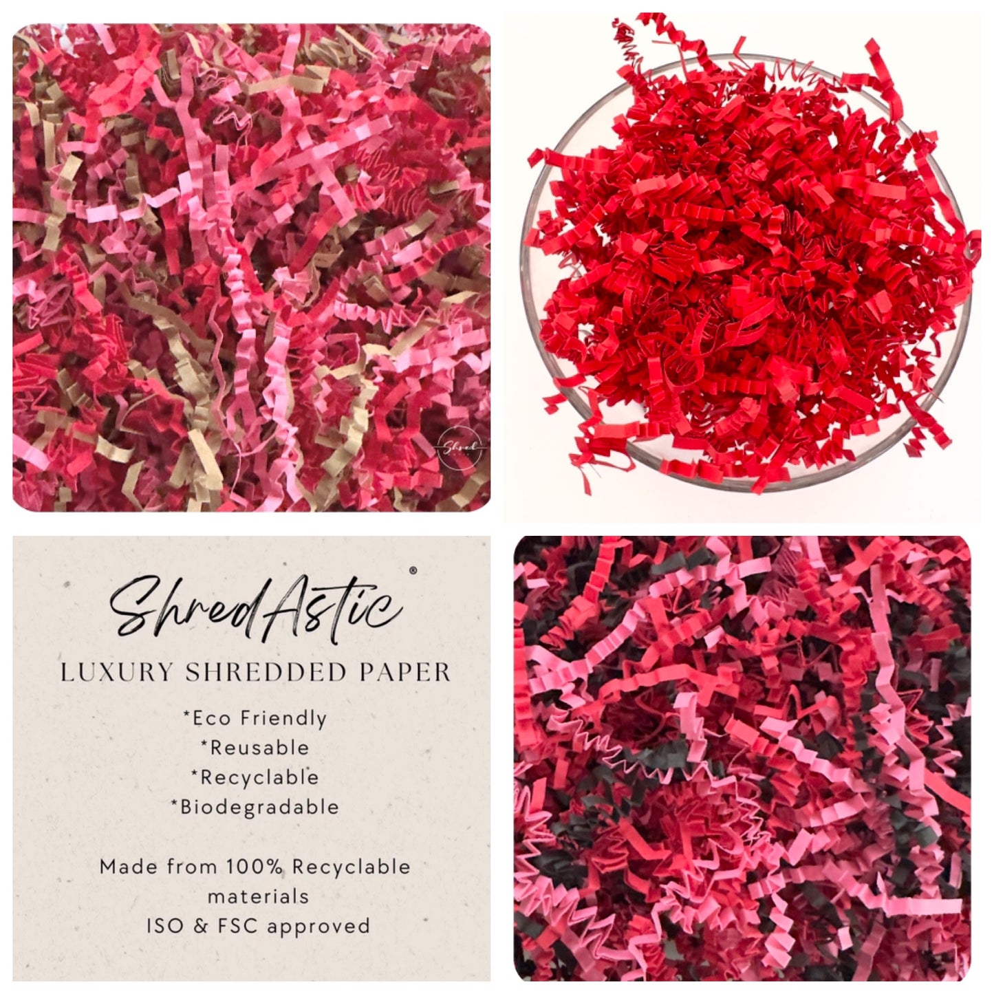 Red, Pink & Kraft ZZ Mix