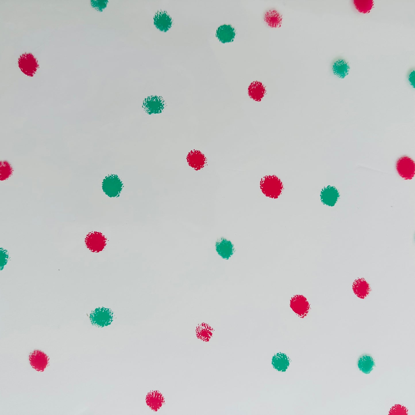 Red Green Dot Christmas Cellophane