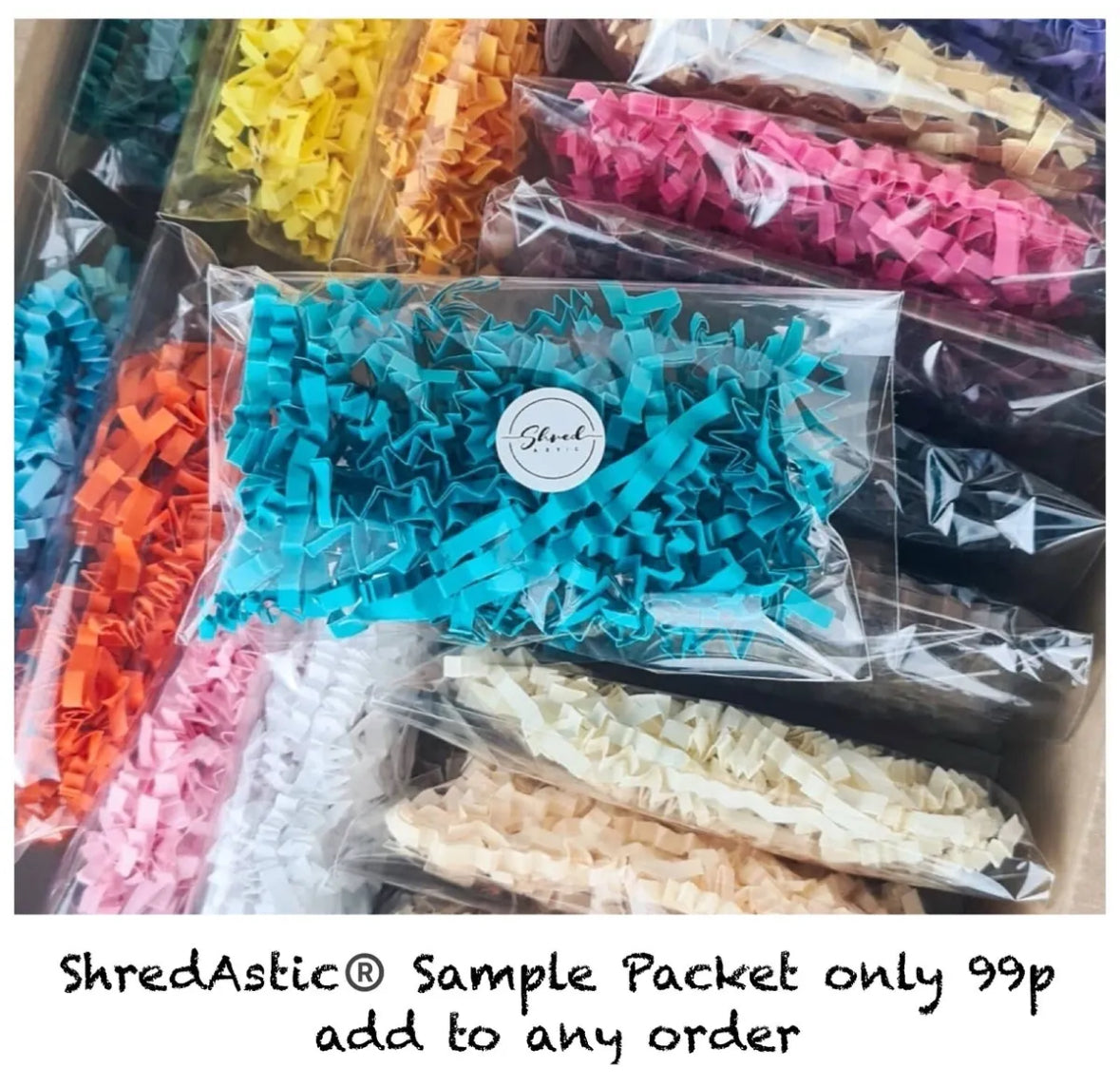 ShredAstic®️  Candy Pink ZigZag Crinkle Paper Mothers Day Birthday Xmas