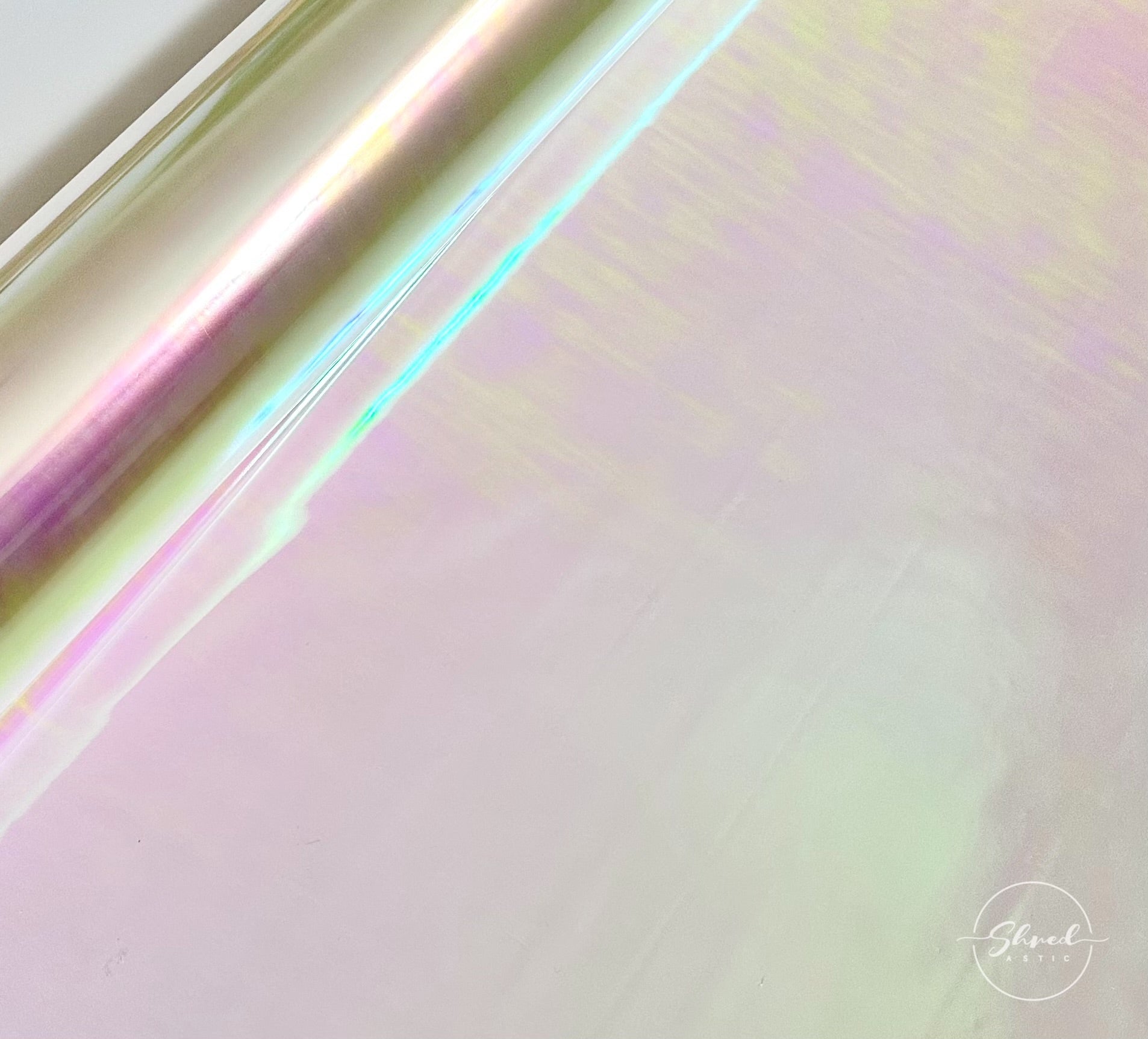 ShredAstic®️ Pearlised Pearlescent Iridescent Cellophane wrap film for flowers gift packaging 1 - 100m
