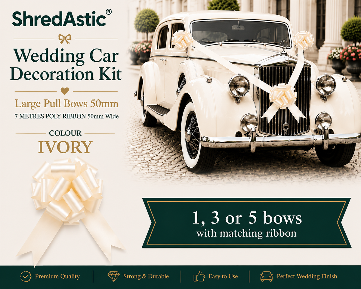 IVORY - Wedding Car Decoration Kit