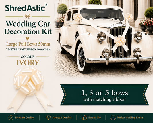 IVORY - Wedding Car Decoration Kit
