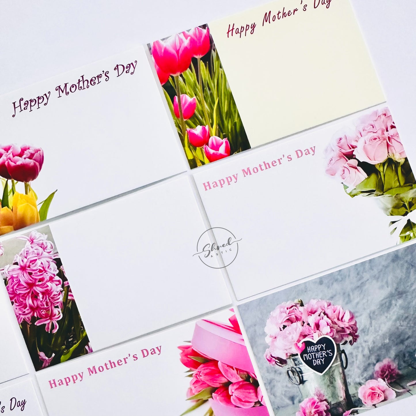 Mothers Day (Pack of 9) Florist Cards 6 x 9cm