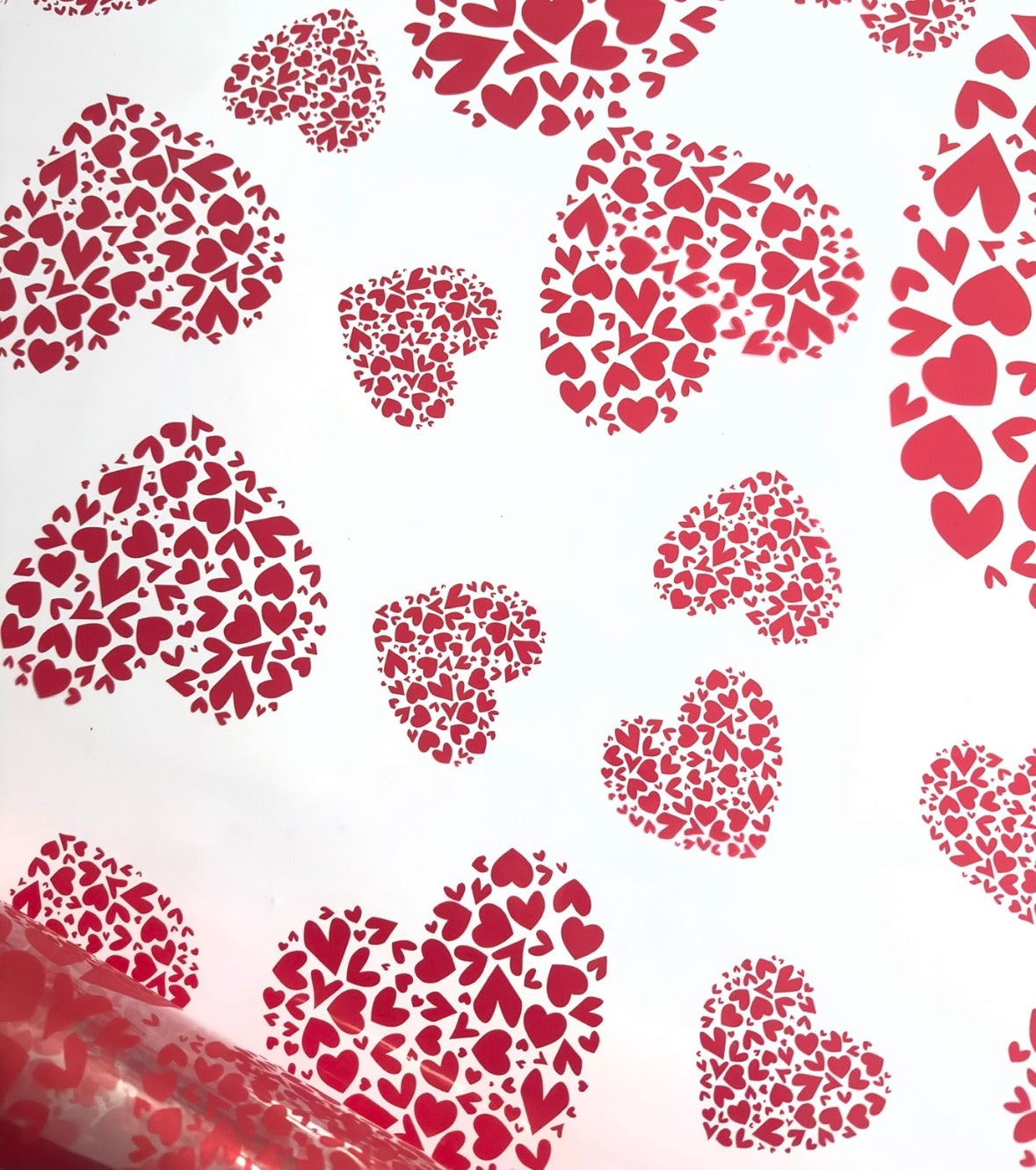 Double Heart Cellophane