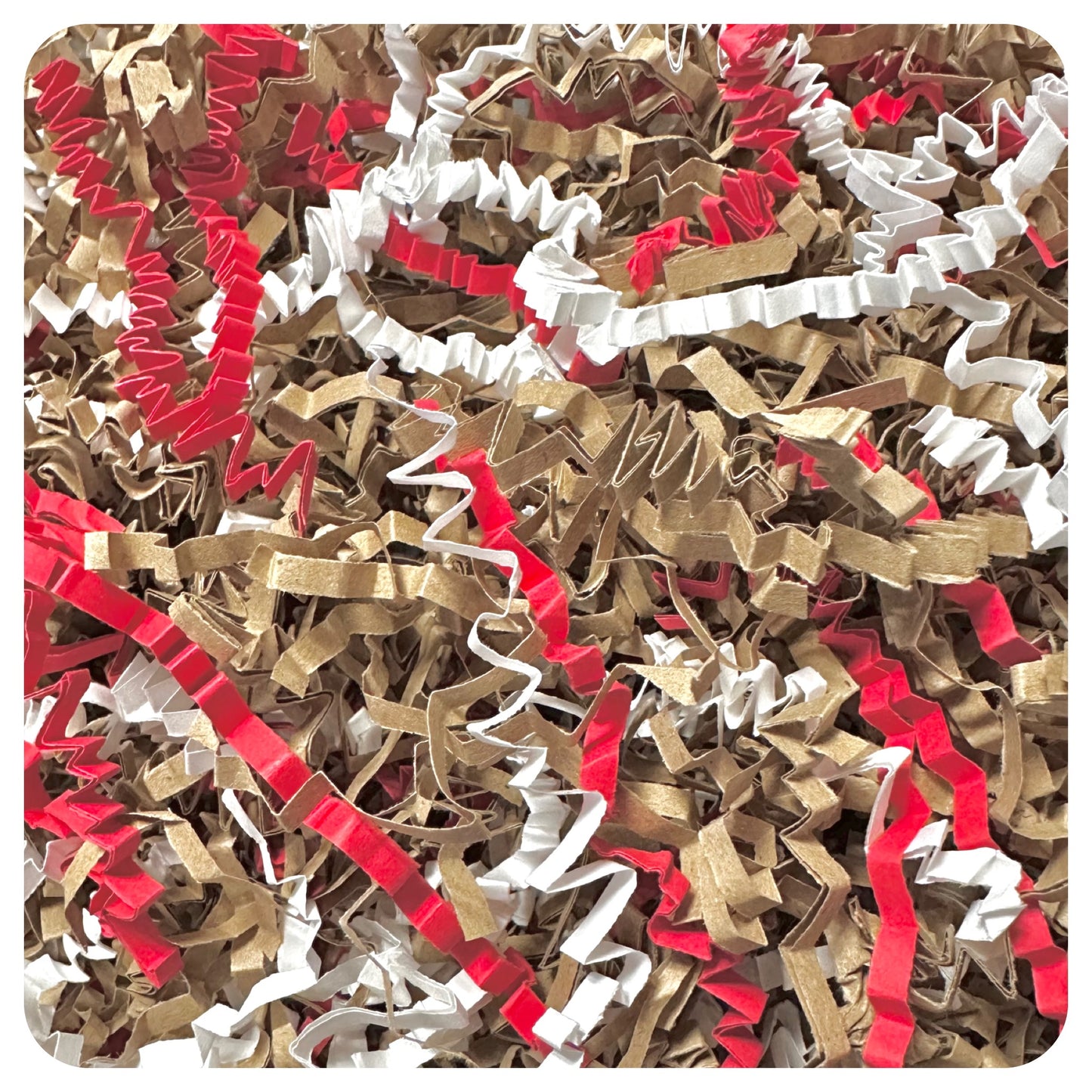 Gingerbread - Kraft, Red & White ZZ Mix