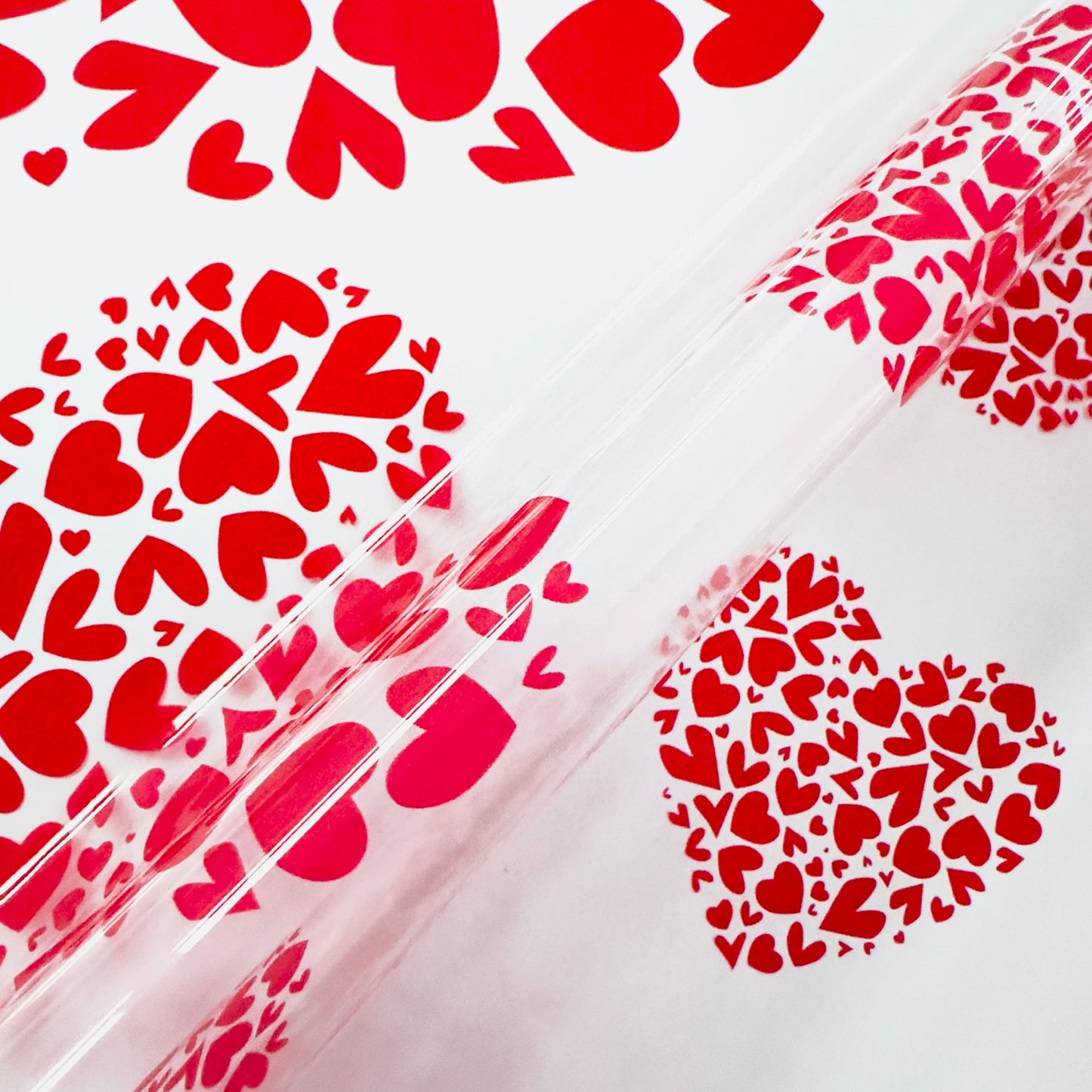 Double Heart Cellophane