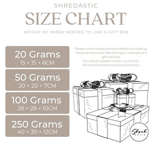 ShredAstic®️ Black & Gold ZigZag Shredded Paper Mix Gift Packaging