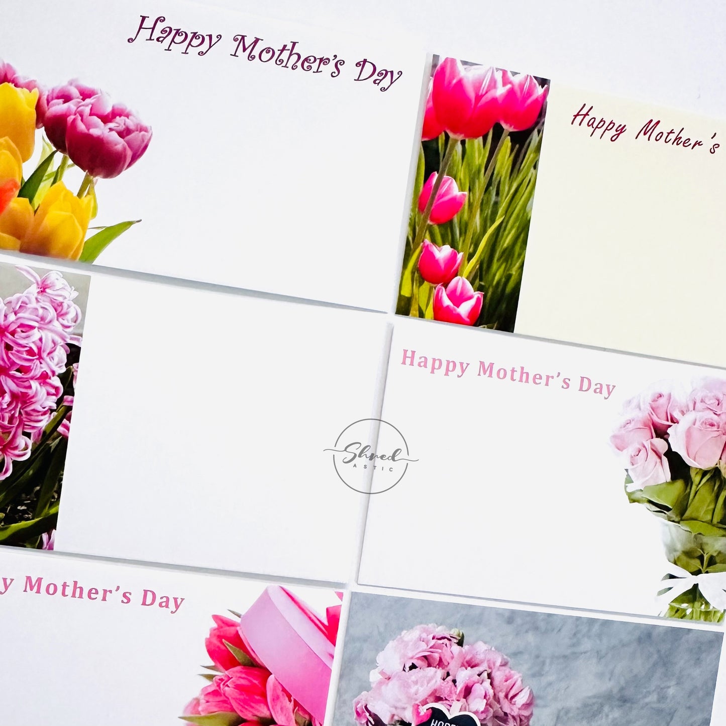 Mothers Day (Pack of 9) Florist Cards 6 x 9cm