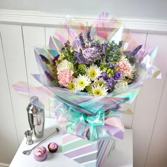 ShredAstic®️ Pearlised Pearlescent Iridescent Cellophane wrap film for flowers gift packaging 1 - 100m