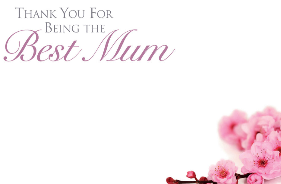 ShredAstic®️ flower Message Cards friend Mum small 6 x 9cm