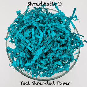 ShredAstic®️ Turquoise ZigZag Crinkle Paper