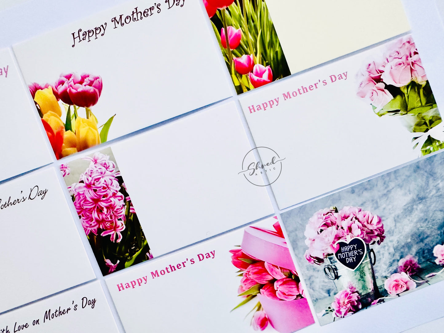 Mothers Day (Pack of 9) Florist Cards 6 x 9cm