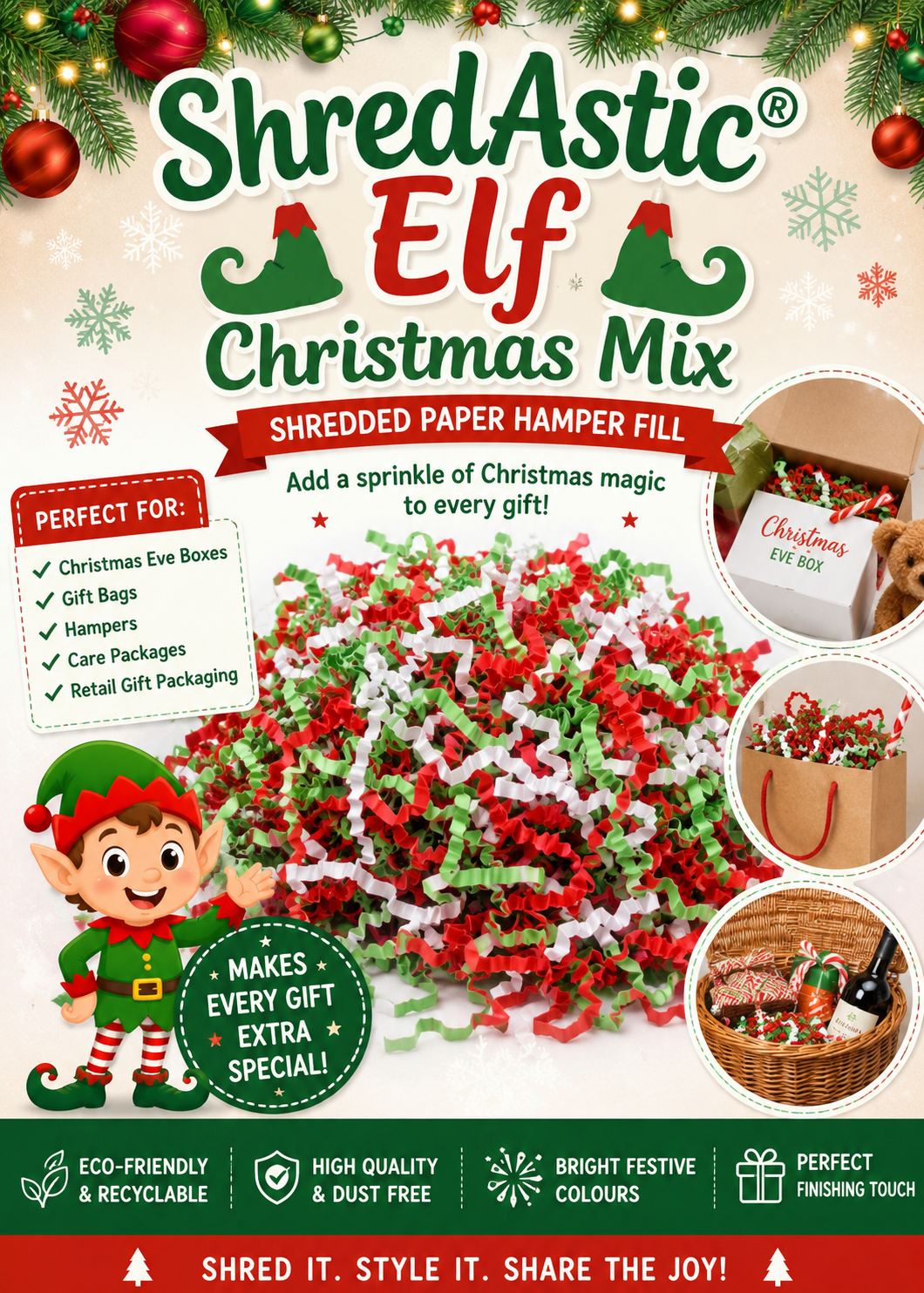 Elf - Red, White, Green ZZ Mix