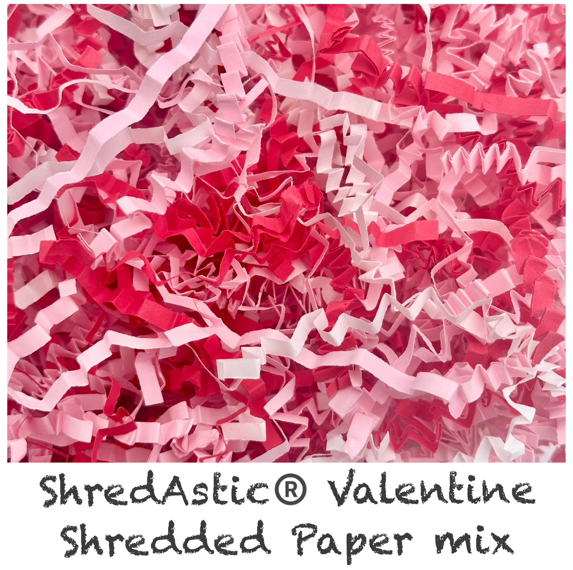 Red,Pink & White , ZigZag Crinkle Paper Mix Valentines Mothers Day Birthday Xmas