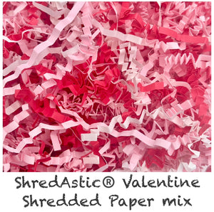 Red,Pink & White , ZigZag Crinkle Paper Mix Valentines Mothers Day Birthday Xmas