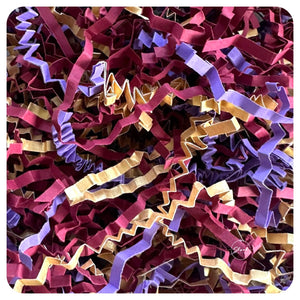 ShredAstic®️ Christmas Shredded Paper Mix ⭐️Burgundy ⭐️Clover ⭐️Gold  for Gift Packaging