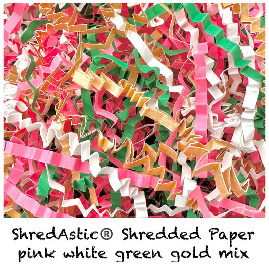White, Green, Pink & Gold ZZ Mix