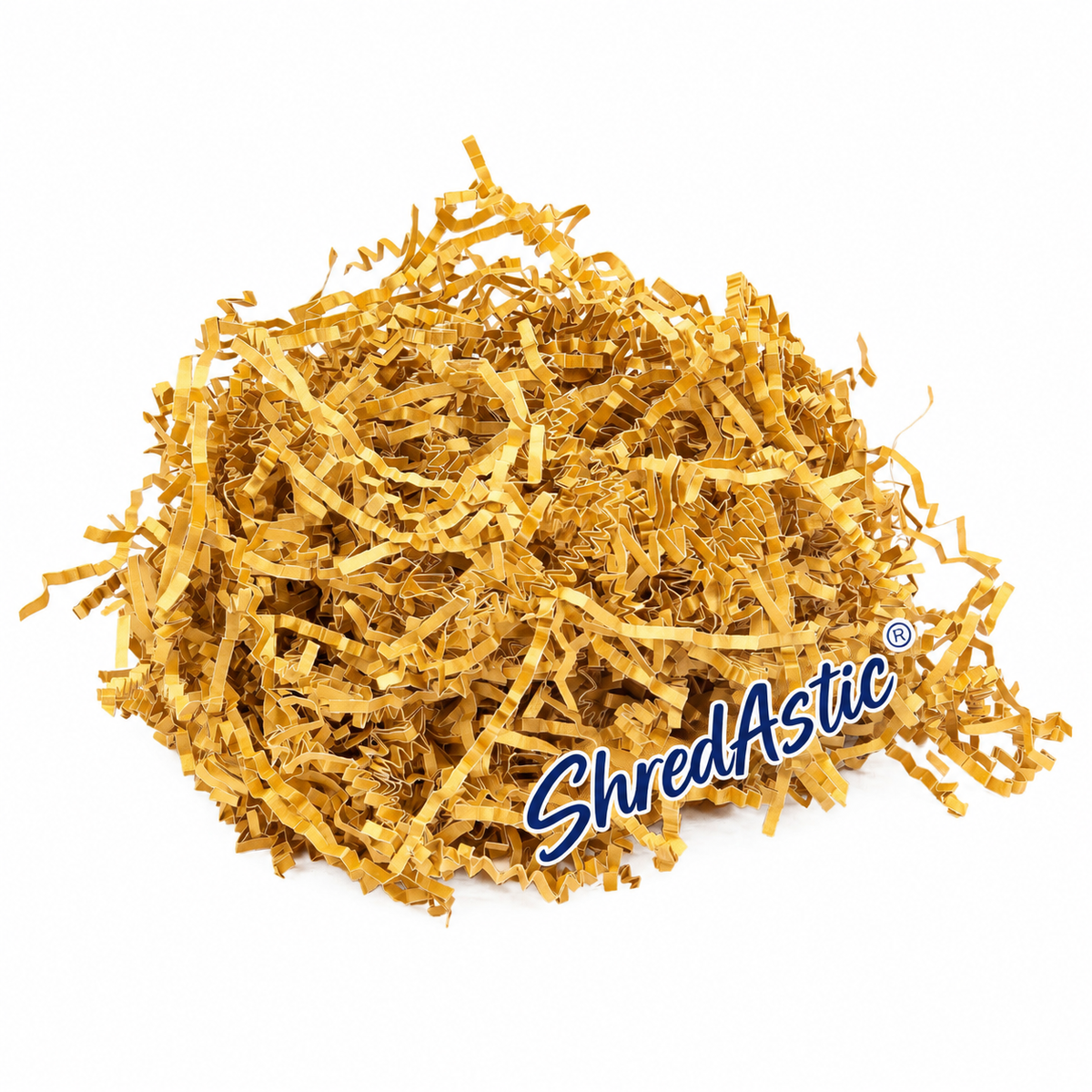Gold Metallic Shredded Paper ZigZag Crinkle Cut
