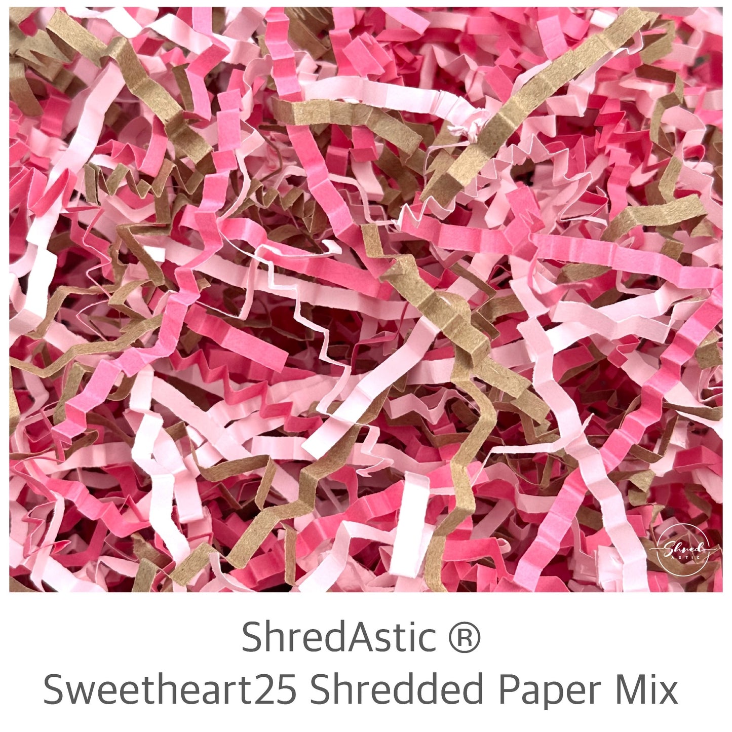 Sweetheart - Candy Pink, Pale Pink & Natural Kraft ZZ Mix