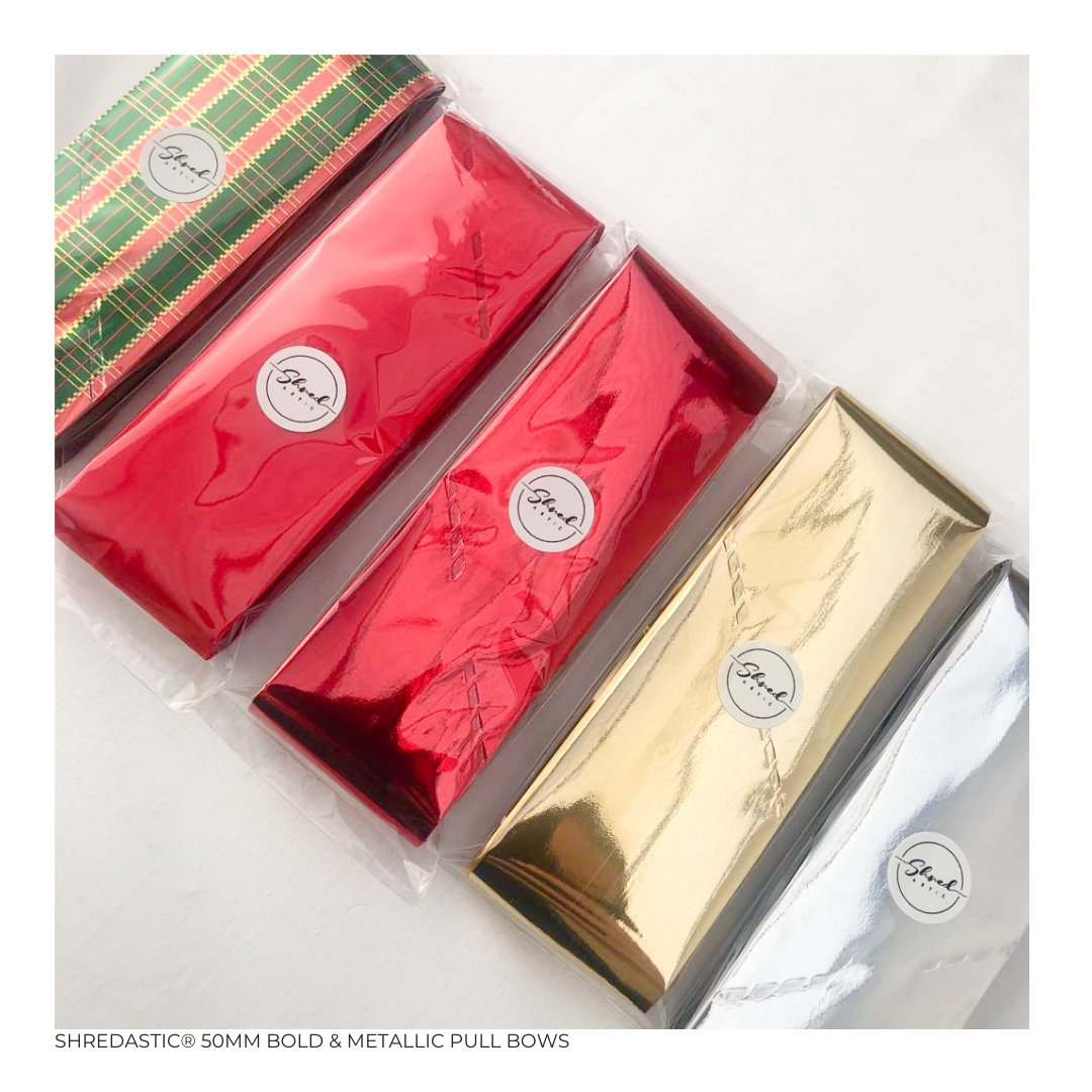Pull Bow 'Single Pack' 30MM - Metallic Gold