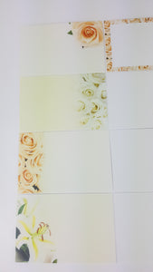 Peach, Blush, Bridal (Pack of 12) Floristry Cards
