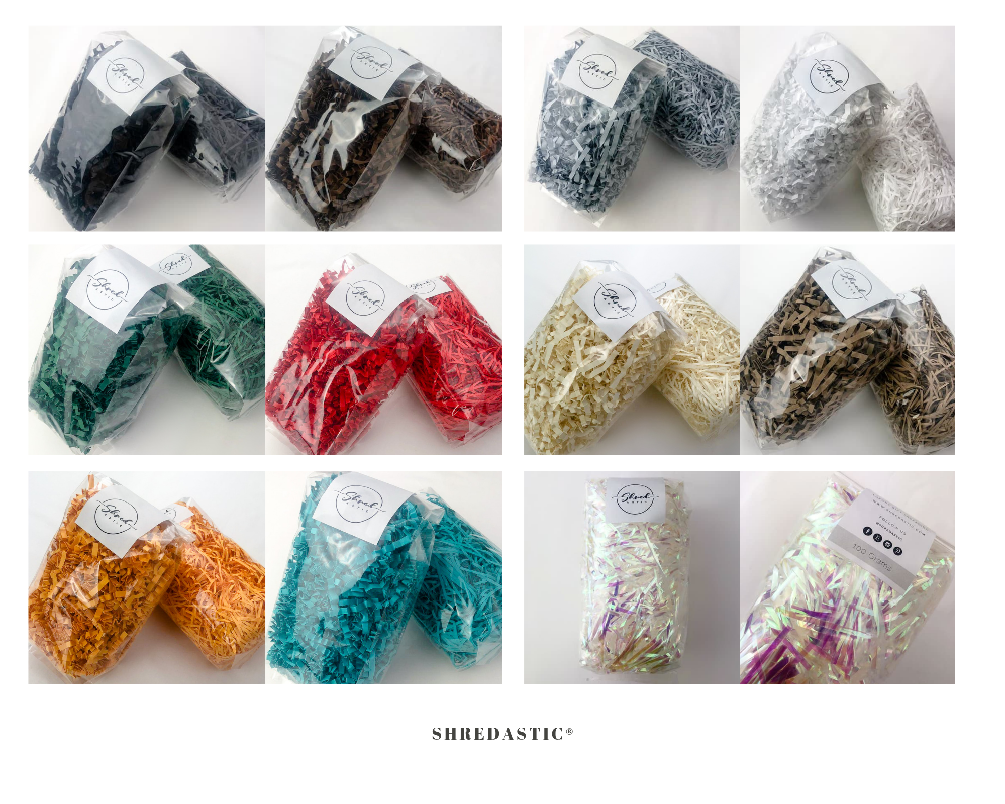 Ochre Standard Shredded Paper