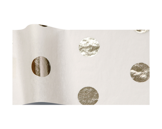 Silver Hot Spot Tissue Paper
