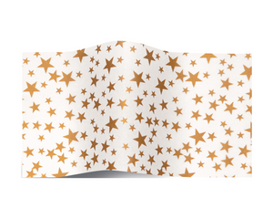 ShredAstic Luxury Gold Star Precious Metals Tissue Paper + 3M Natural Jute