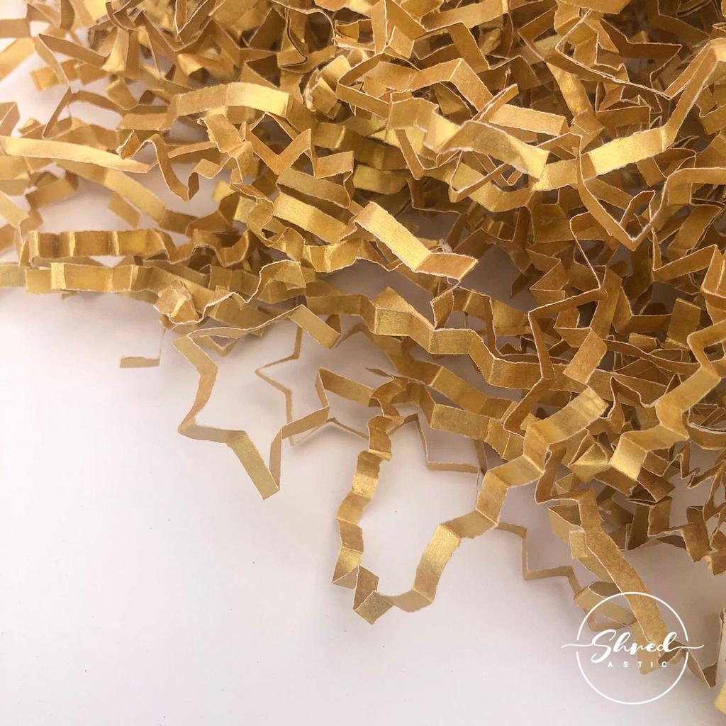 ShredAstic®️ Gold ZigZag Crinkle Paper
