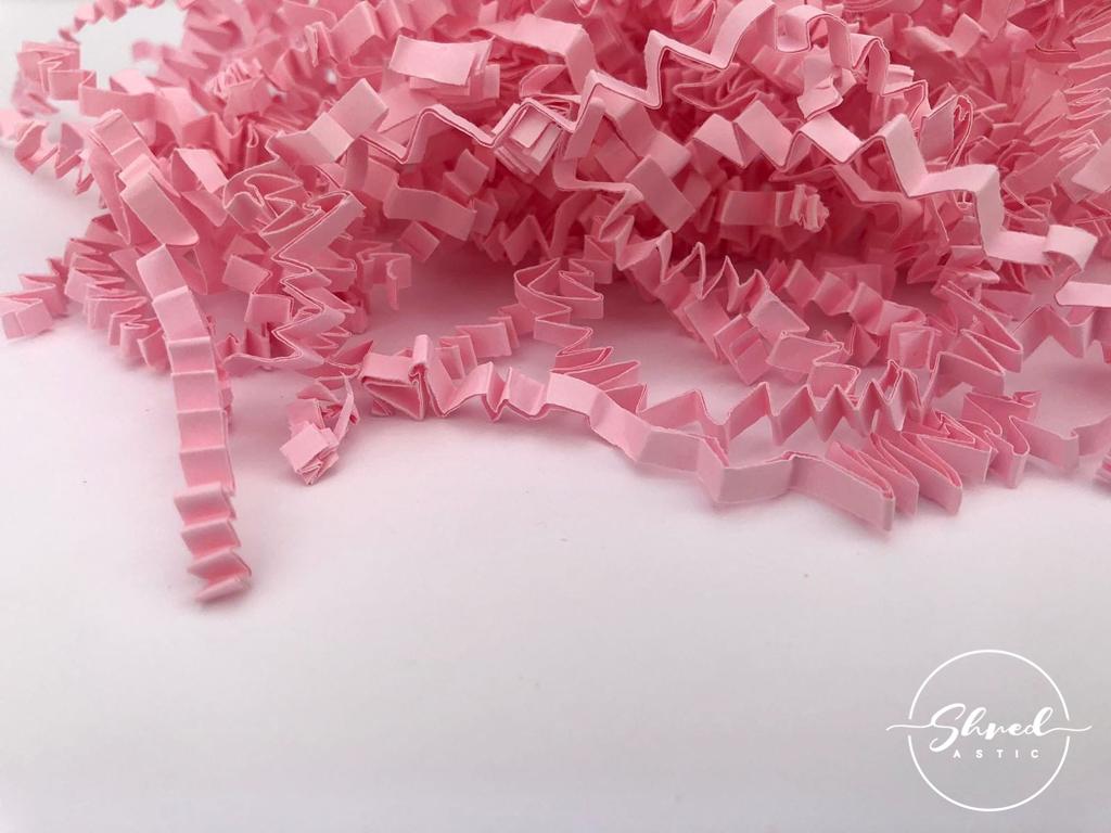 ShredAstic®️ Pale Pink ZigZag Crinkle Paper