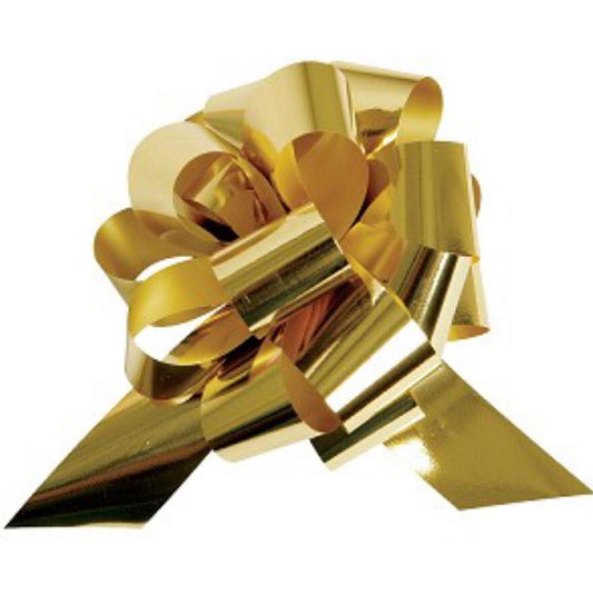 Pull Bow 'Single Pack' 30MM - Metallic Gold