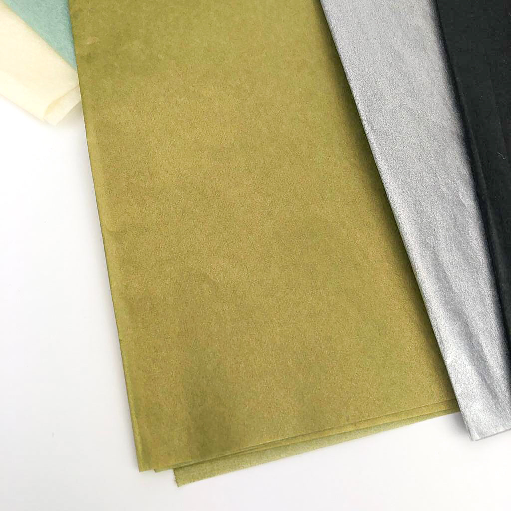 ShredAstic Luxury Sage Gold Metallic Tissue Paper + 3M Natural Jute