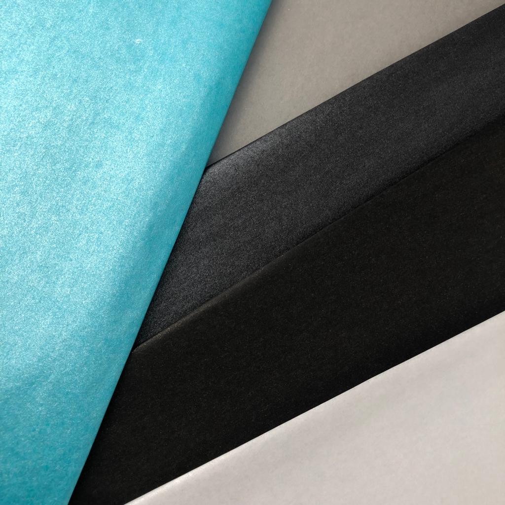 ShredAstic Luxury Turquoise Pearlesense Tissue Paper + 3M Natural Jute