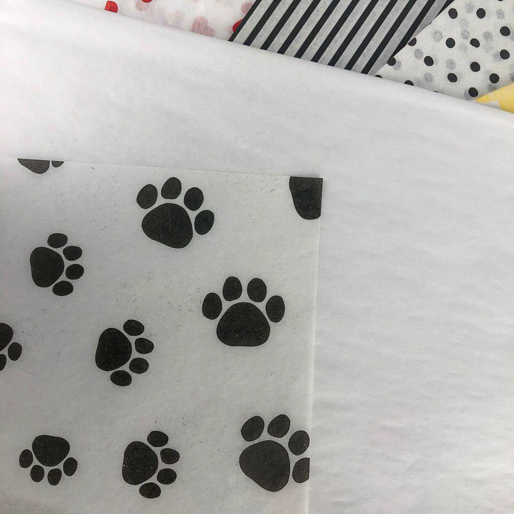 Speckled White Tissue Paper