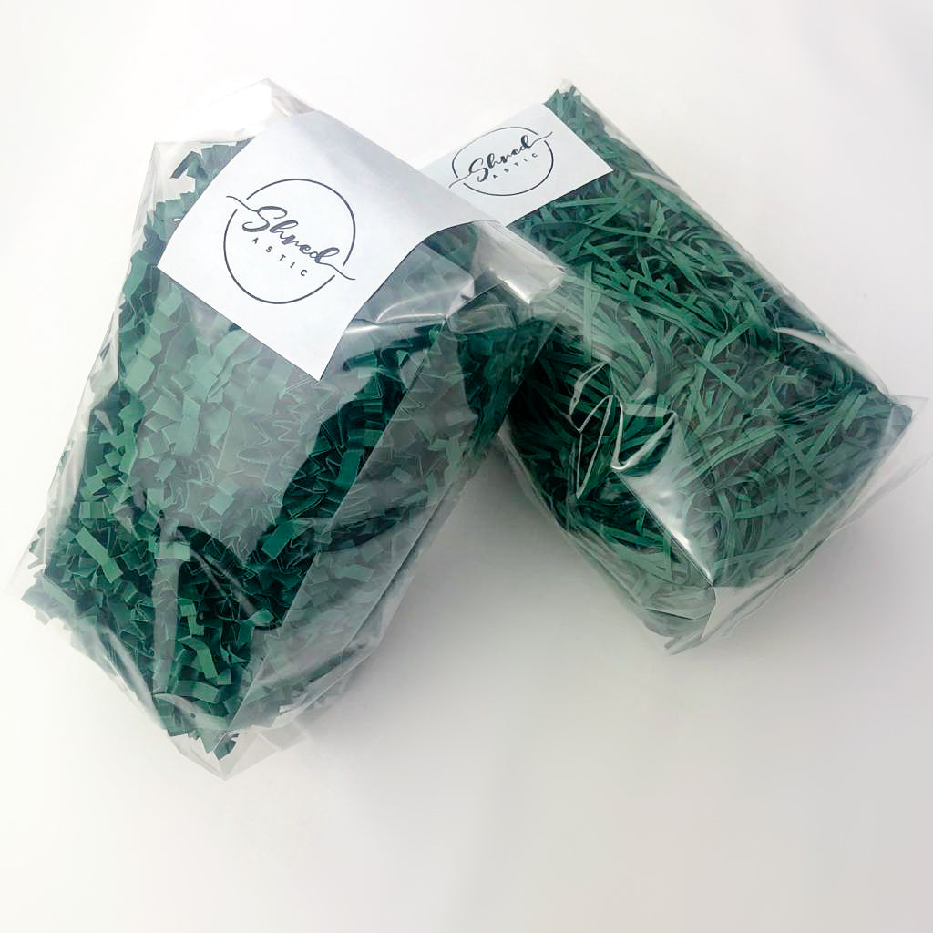 ShredAstic®️ Spruce Green ZigZag Crinkle Paper
