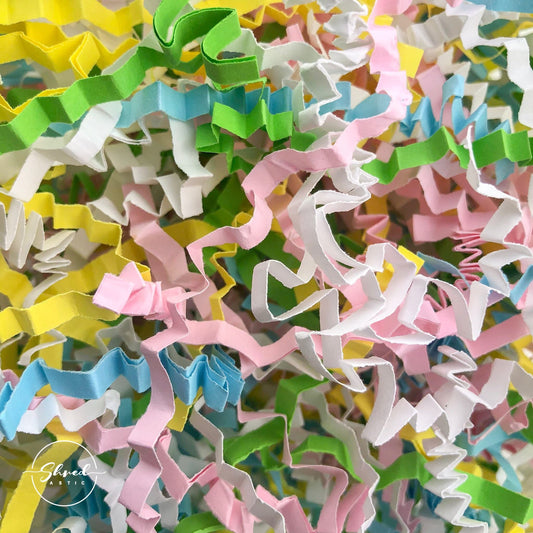 Green, White, Pink, Yellow & Blue ZZ Mix