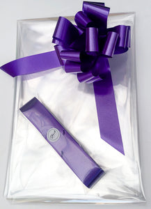 Clear Cellophane & Pull Bow