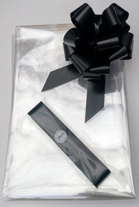 Clear Cellophane & Pull Bow