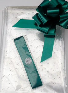 Micro Dot Cellophane & Pull Bow