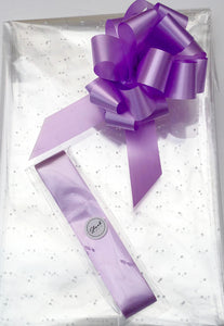 Micro Dot Cellophane & Pull Bow
