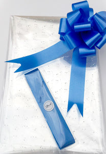 Micro Dot Cellophane & Pull Bow